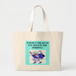 ontwerp van de spelletje van de dubbele brugspeler grote tote bag