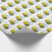 Ontwerp van de staafbijen cadeaupapier (Hoek)