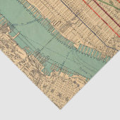 Ontwerp van de Stadskaartreeks 5 Tissuepapier (Detail)