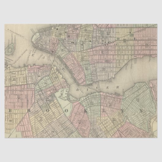 Ontwerp van de Stadskaartreeks 6 Tissuepapier (Voorkant)