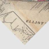 Ontwerp van de Stadskaartreeks 9 Tissuepapier (Detail)