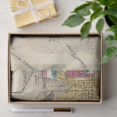 Ontwerp van de Stadskaartreeks 9 Tissuepapier (Geschenk)