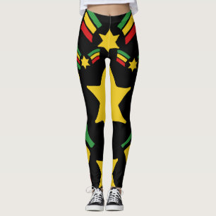 Ontwerp van de Sterren van de Leggings van Reggae