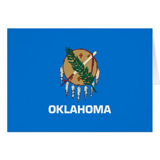 Ontwerp van de vlag van Oklahoma (Voorkant Horizontaal)