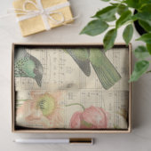 Ontwerp van de  vogelreeks 5 tissuepapier (Geschenk)