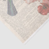 Ontwerp van de  vogelreeks 6 tissuepapier (Detail)