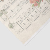 Ontwerp van de  vogelreeks 7 tissuepapier (Detail)