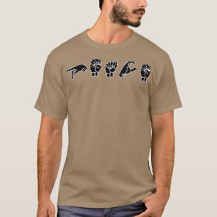 Ontwerp van de VREACE ASL-gebarentaal 2 T-shirt