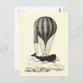 ontwerp van de walvis briefkaart (Voorkant / Achterkant)