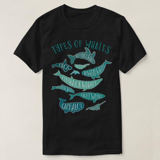  ontwerp van de walvis t-shirt (Design voorkant)