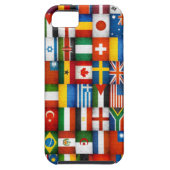 Ontwerp van de wereldwijde vlag van de boomgaard Case-Mate iPhone case (Achterkant)
