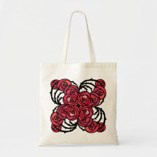 Ontwerp van de wijnstokken van het type Art Nouvea Tote Bag