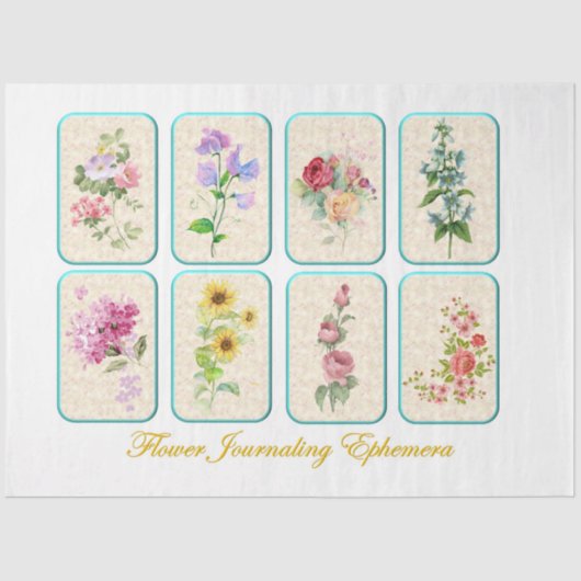 Ontwerp van de wilde vogelreeks 10 tissuepapier (Voorkant)