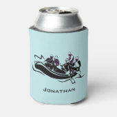 Ontwerp van de witte waterrivierRafting Blikjeskoeler (Blikje Achterkant)