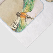 Ontwerp van de Zonnebloem- en Dragonfly-serie 7 Tissuepapier (Detail)