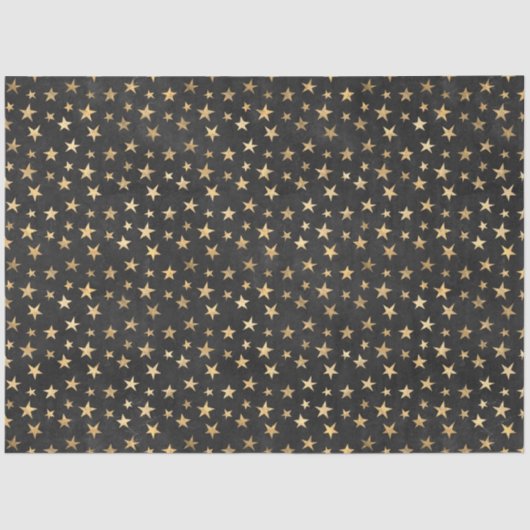 Ontwerp van de zwarte en gouden Circus-reeks 7 Tissuepapier (Voorkant)