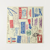  ontwerp van documentstempel. wandkleed (Voorkant (horizontaal))