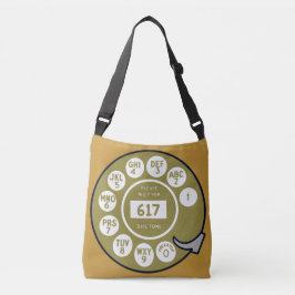 Ontwerp van draaischijf voor draaischijftefoon crossbody tas
