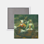 Ontwerp van drie heks magneet (Voorkant / Achterkant)