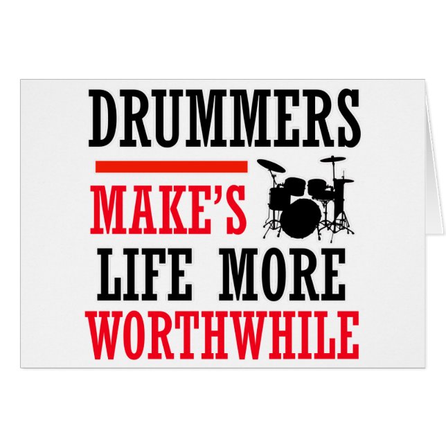 ontwerp van drummers (Voorkant Horizontaal)