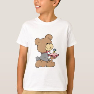 ontwerp van een ontwerp voor een proefbeer aan de t-shirt