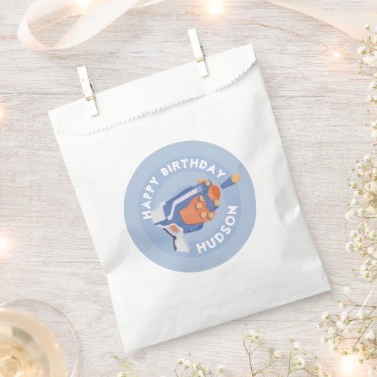 Ontwerp van een pistool met schuimdart bedankzakje (Geknipt)