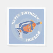 Ontwerp van een pistool met schuimdart servet (Voorkant)