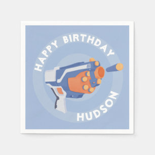 Ontwerp van een pistool met schuimdart servet