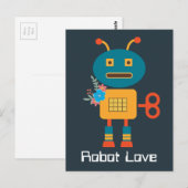 Ontwerp van een robot voor kinderen briefkaart (Voorkant / Achterkant)