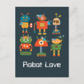 Ontwerp van een robot voor kinderen briefkaart (Voorkant)