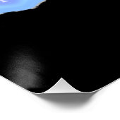 Ontwerp van een stutwerk over "Blijf glimlachen". Perfect Poster (Hoek)