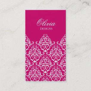 ontwerp van Elegant Damask Visitekaartje
