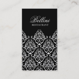 ontwerp van Elegant Damask Visitekaartje