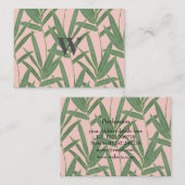 Ontwerp van elegante bamboe visitekaartje (Voorkant / Achterkant)