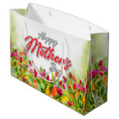 Ontwerp van Elelgant Colorful Moederdag Groot Cadeauzakje (Achterkant Gekanteld)