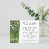 Ontwerp van familiereünie. briefkaart (Staand voorkant)