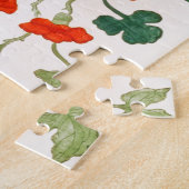 Ontwerp van fijne Chinese zijden bloem midden 18e  Legpuzzel (Zijkant)