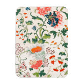 Ontwerp van fijne Chinese zijden bloem midden 18e  Magneet (Verticaal)