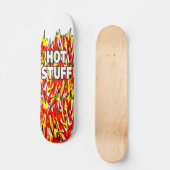 Ontwerp van Firey Flames van Hot Stuff Skateboard (Voorkant)