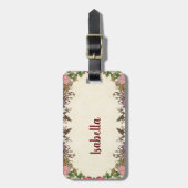  ontwerp van Floral aanpassen Bagagelabel (Voorkant verticaal)