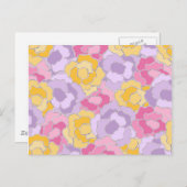Ontwerp van Floral Pattern Briefkaart (Voorkant / Achterkant)