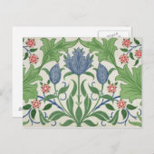 Ontwerp van Floral wallpaper Briefkaart (Voorkant / Achterkant)