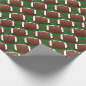 Ontwerp van football cadeaupapier (Hoek)