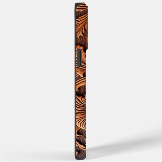 Ontwerp van geboost leder Case-Mate iPhone case (Achterkant / Rechts)