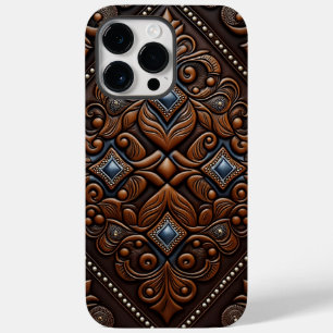 Ontwerp van geboost leder Case-Mate iPhone 14 pro max hoesje