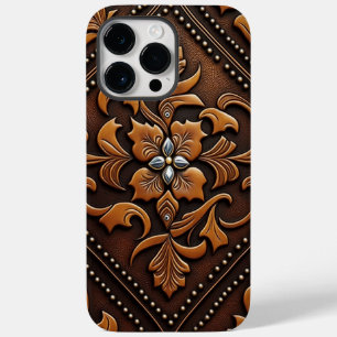 Ontwerp van geboost leder Case-Mate iPhone 14 pro max hoesje