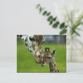 Ontwerp van Giraffe Briefkaart (Staand voorkant)