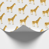 Ontwerp van Giraffe Cadeaupapier (Hoek)