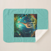 Ontwerp van Giraffe Sherpa Deken (Voorkant (horizontaal))