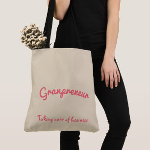 Ontwerp van Granpreneur flower mandala Draagtas
